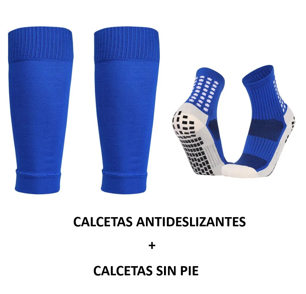 Pack Calceta Media Deportiva Antideslizante + Calceta (Colores)