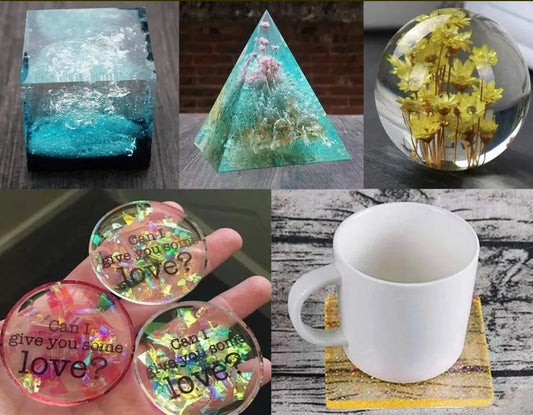 Resina Epóxica Ultra Transparente 1 Kilo