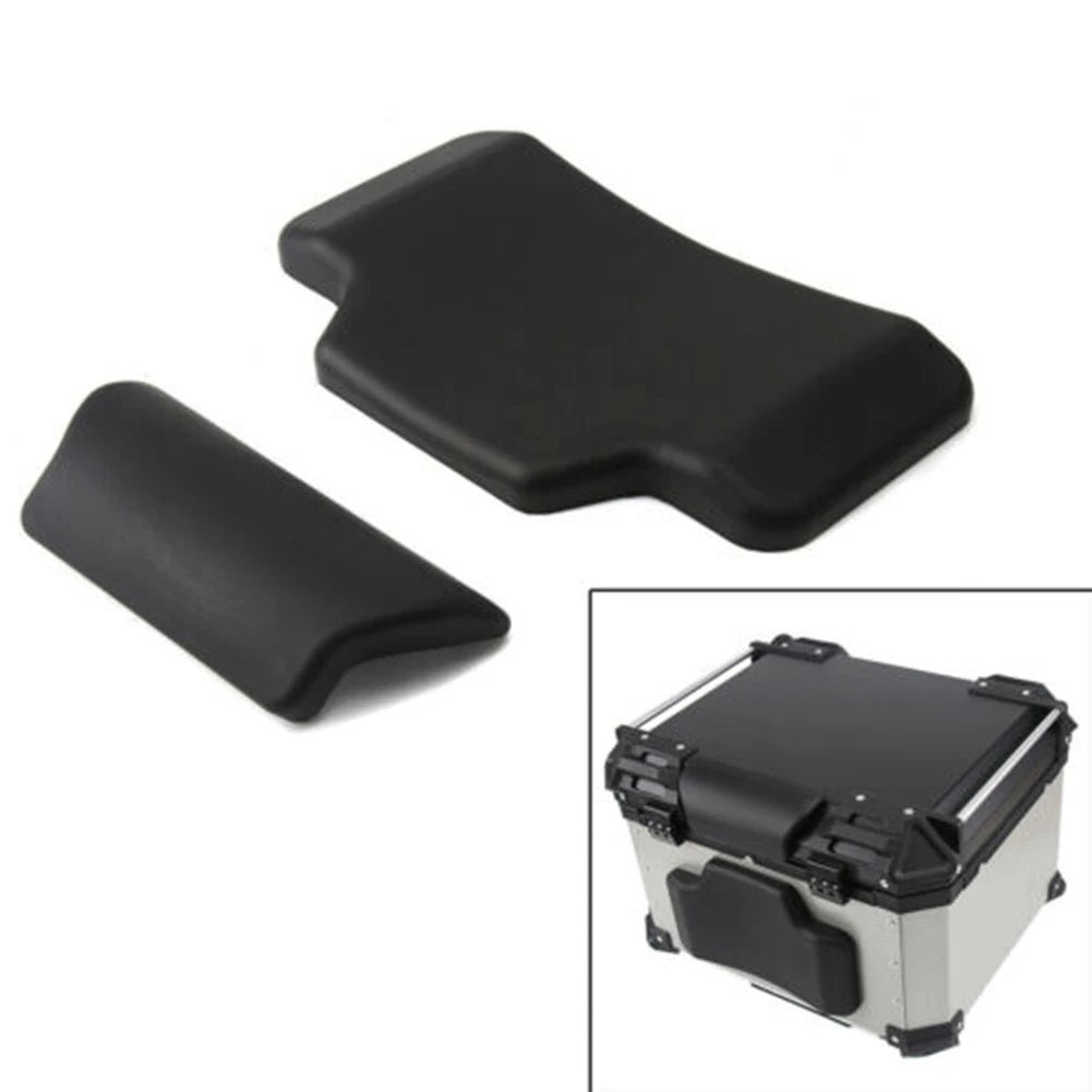 Top Case Aluminio 55 litros Negro, Con Respaldo