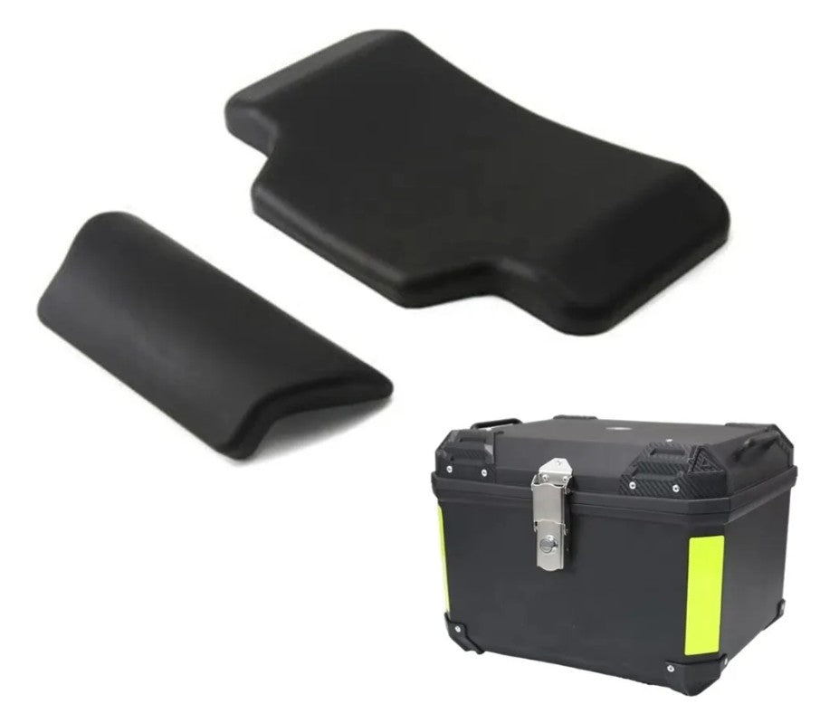 Maleta Moto ABS Top Case 45 Litros, Respaldo + Forro