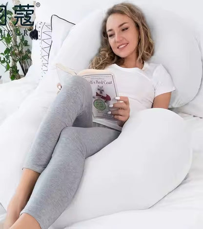 Cojín Almohada Maternal en C + Funda Extra Suave (Colores)