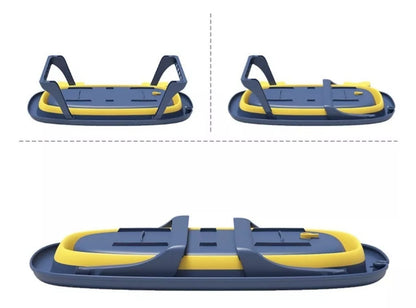 Tina Para Bebé Bañera Plegable Modelo Cangrejo + Malla Reforzada (Colores)