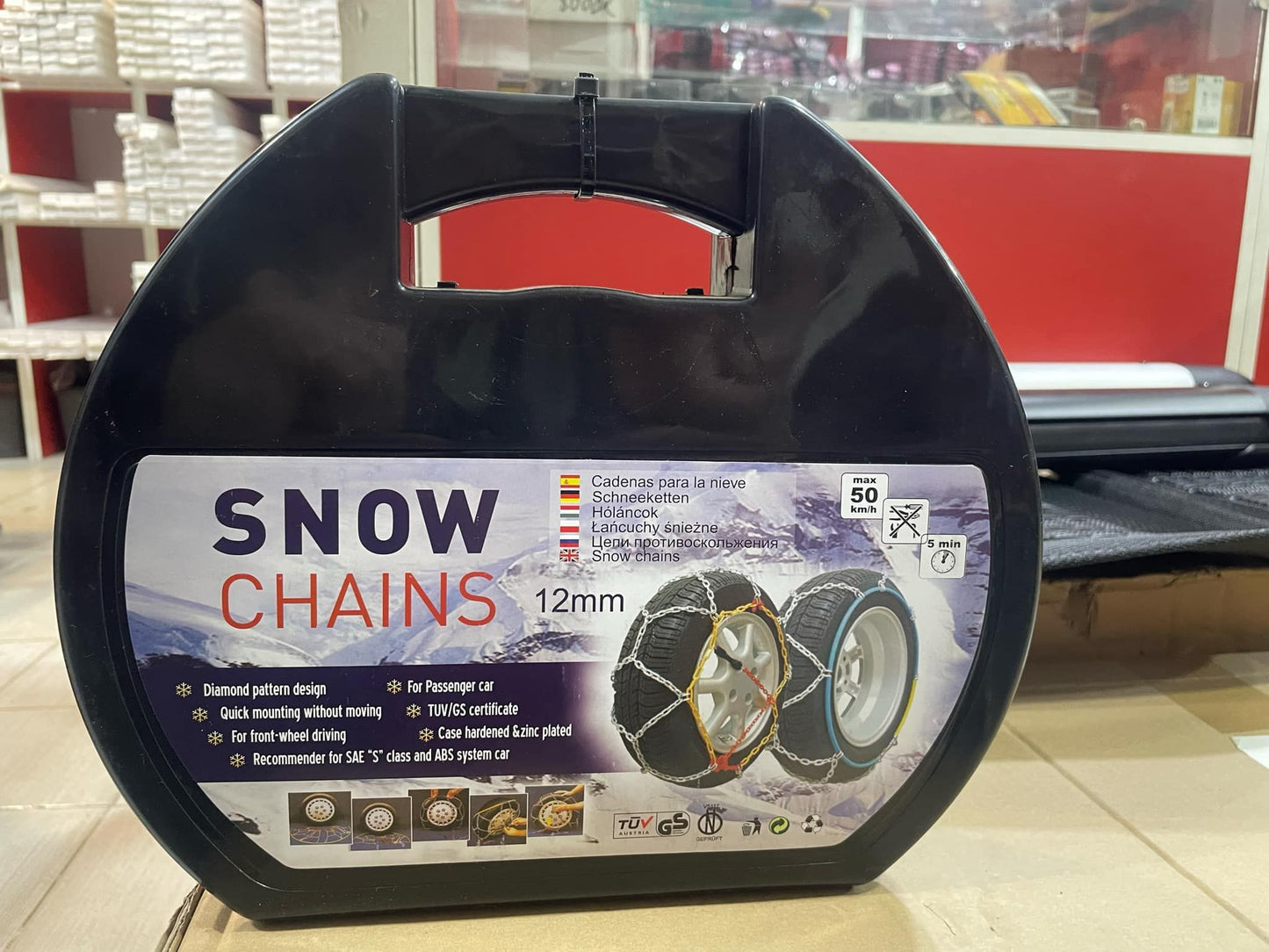 Cadenas Para Nieve Y Hielo De Fácil Montaje Kn70 Con Maleta