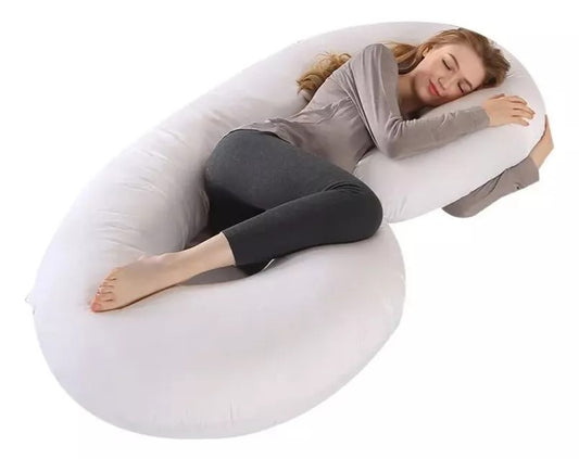 Cojín Almohada Maternal en C + Funda Extra Suave (Colores)