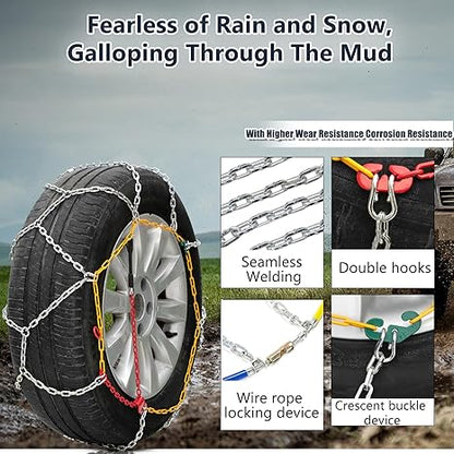 Cadenas Para Nieve Y Hielo De Fácil Montaje Kn70 Con Maleta